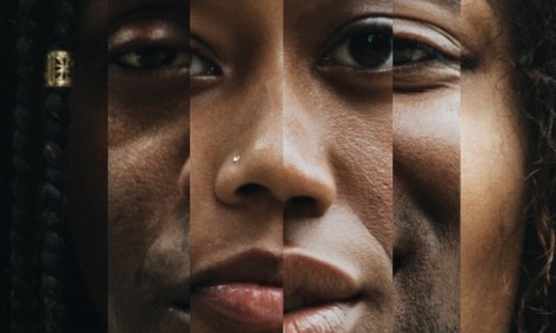 compound collage of brown skinned faces