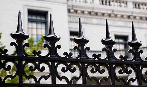 Railing outside the Houses of Parliament